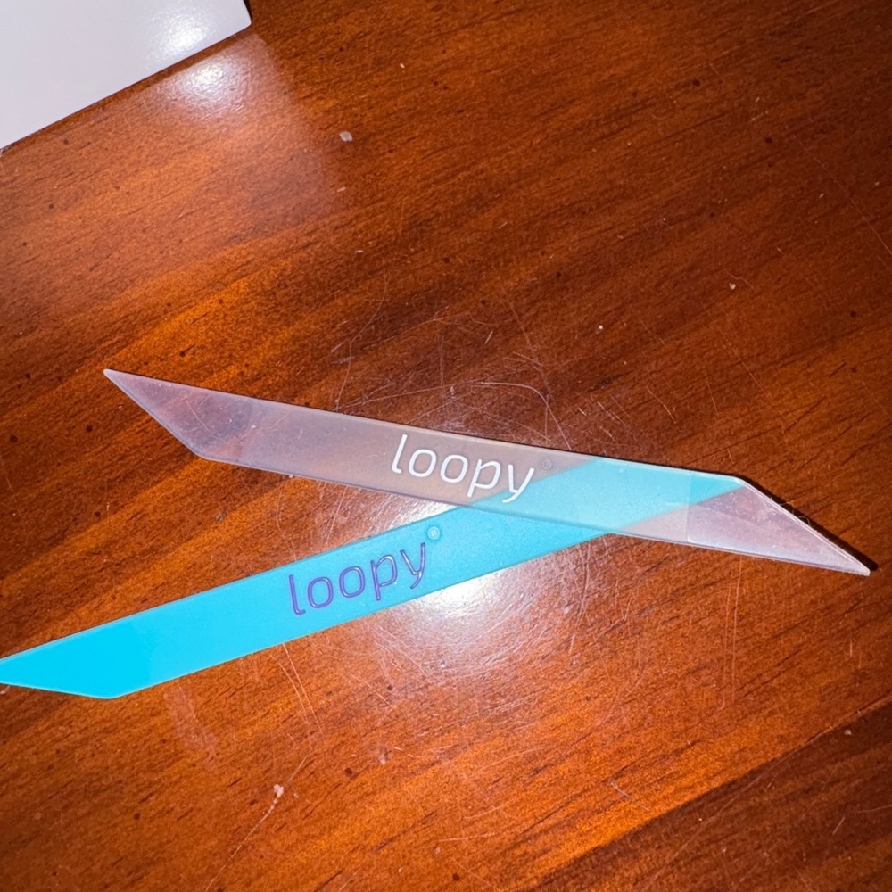 Loopy Super Loops- Blue and Clear